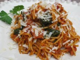 Pepperoni Spaghetti in 15 Minutes!