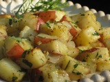 Roasted Tarragon Garlic Potatoes